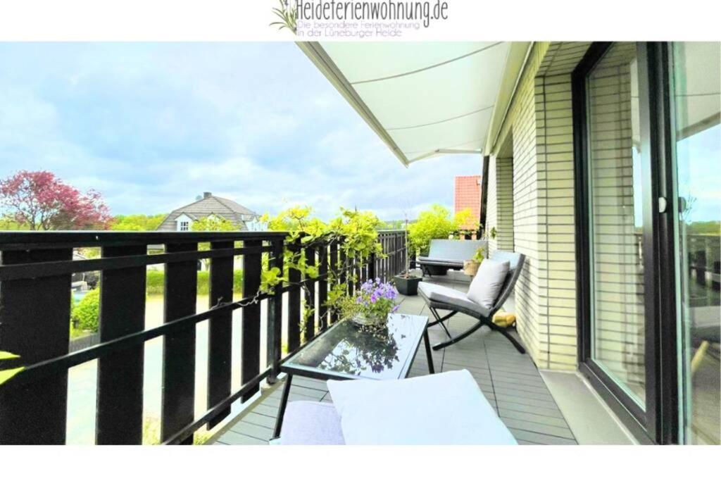 Heideferienwohnung - Die Neue Ferienwohnung Walsrode Exterior foto